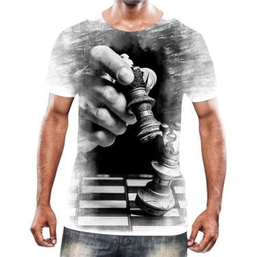 Imagem de Camiseta Camisa Jogo Tabuleiro Xadrez Rei Torre Rainha HD 12 - Enjoy S