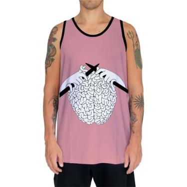 Imagem de Camiseta Regata Cérebro Inteligência Mental Psicologia HD 13 - Enjoy S