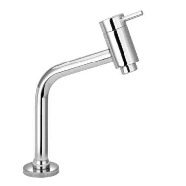 Imagem de Torneira Link Bica Baixa Metal Cromado Banheiro Lavabo Pia    - Del Me