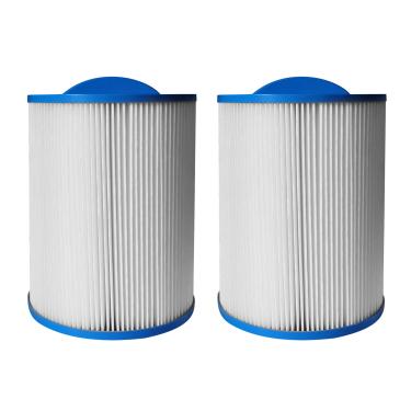 Imagem de Wabbxyxq Substitui filtro de spa 6CH-940, Unicel 6CH-940, Filbur 817-0050, FC-0359, PWW50P3 (não PWW50P4), 25252, 03FIL1400, (rosca grossa de 3,5 cm), skimmer de acesso frontal à água, pacote com 2