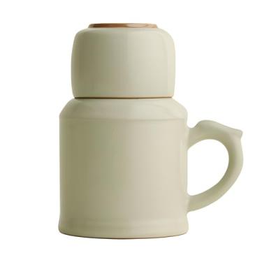 Imagem de Xícara De Chá Portátil De Grande Capacidade, Bule De Chá Grosso E Copo De Caneca Com Tampa, Conjunto De Xícara De Chá Chinês Para Sala De Estudo De Escritório