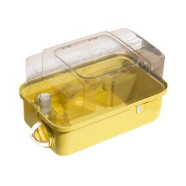 Imagem de Ｂｅｓｇａ Gaiola transportadora para hamster, transporte de viagem para porquinhos da índia, animais de estimação pequenos viajando, portátil respirável para,