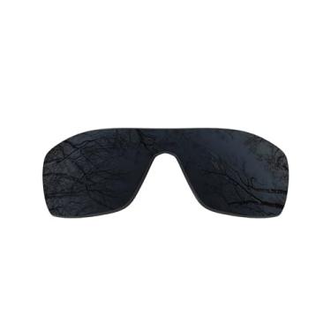 Imagem de ToughAsNails Lentes de reposição polarizadas para óculos de sol Oakley Batwolf OO9101 - Mais opções, Preto - polarizado, tamanho �nico