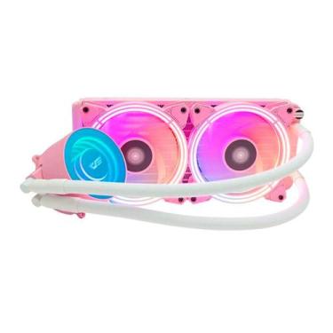 Imagem de Water Cooler Gamer Para Processador Darkflash Dx240 - Rosa