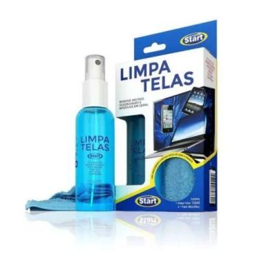Imagem de Kit Limpador de Telas 120ml com Pano Microfibra Start