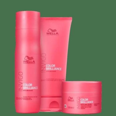 Imagem de Wella Kit Invigo Brilliance Prof Trio (3 Produtos) - Wella Professiona