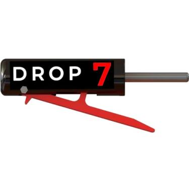 Imagem de Drop Set 1 Pino Performance Dropset Academia Fitness Musculação Preto e Vermelho