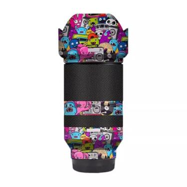 Imagem de F/2.8 70-180 2.8 Lente de Câmera Revestimento Película Protetora Decalque Corpo Decalque Anti-Riscos Acessórios para Tamron 70-180mm F2.8 Di LLL VXD adequado para Sony Mount Camera (Graffiti Pink)