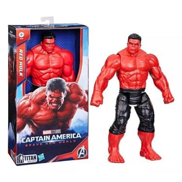 Imagem de Boneco Hulk Vermelho Marvel Studios Titan Hero Series 30Cm