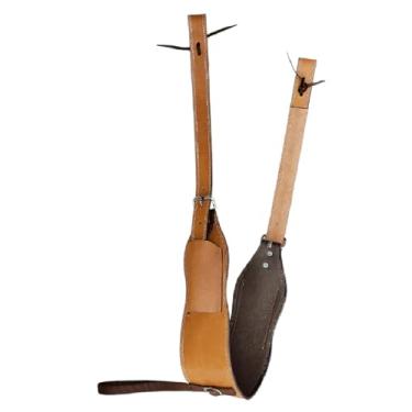 Imagem de WEMBILS Boletos de couro ocidental para cavalos de cavalo, tarugos de sela de circunferência, fecho de sela de flanco