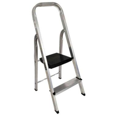 Imagem de Escada Doméstica 2 Degraus em Alumínio Até 120 KG EVE1022 EVALD