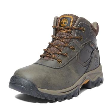 Imagem de Timberland Bota infantil unissex Mt. Maddsen impermeável para caminhada (criança grande), Marrom escuro, 3.5 Big Kid