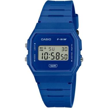 Imagem de Relógio Casio F-91WB-2A1DF Alarme Cronômetro