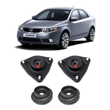 Imagem de 2 Coxim Rolamento Amortecedor Dianteiro Cerato 2009 A 2013 - QualyKits