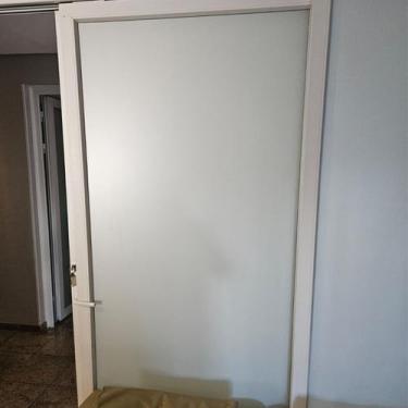 Imagem de Adesivo Branco Blackout Bloqueia Luz Solar Porta Janela Película Vinil