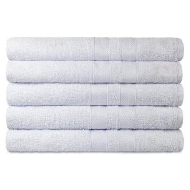Imagem de Kit 8 Toalhas Banho para Hotel 100% Algodão Caricinha - Central Toalha