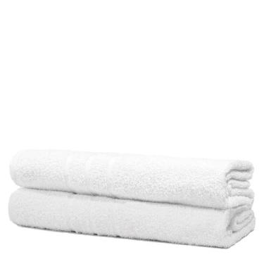 Imagem de Kit 2 Toalhas de Banho Pet Shop Costura Dupla Felpuda Prata - Central 