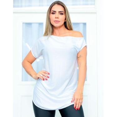 Imagem de Blusa Fitness Feminina Dry Fit Ombro Só Seca Rápido para Academia e Ex