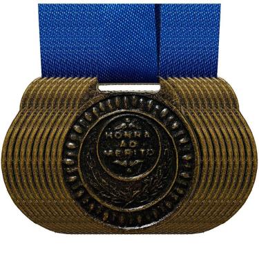 Imagem de Conjunto Medalhas 60 Unidades Honra Mérito 3.5cm Promoção bronze