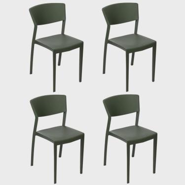 Imagem de Conjunto com 4 Cadeiras para Jardim Oui