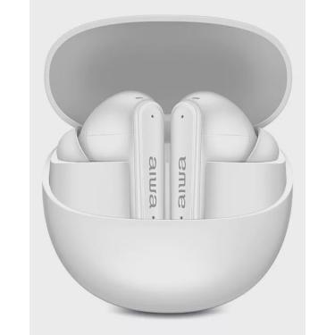 Imagem de Fone De Ouvido Eardbud Aiwa Aws-eb-04w Bluetooth Ipx4 Branco
