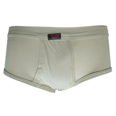 Imagem de Cueca Click Tradicional c/ Abertura Poliamida - 120, Bege, EG