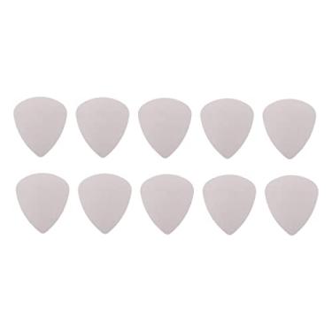 Imagem de Almencla 10 peças palhetas de guitarra de 0,3 mm, aço inoxidável, protetores de ponta dos dedos durável metal clássico em massa para guitarra acústica elétrica