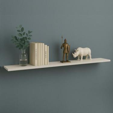 Imagem de Prateleira Suspensa Uno Line P/Decoração de Ambientes Sala de Estar Qu