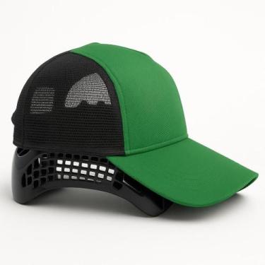 Imagem de Boné Com Casquete Plástico Segurança Proteção Da Cabeça - BIOPROT