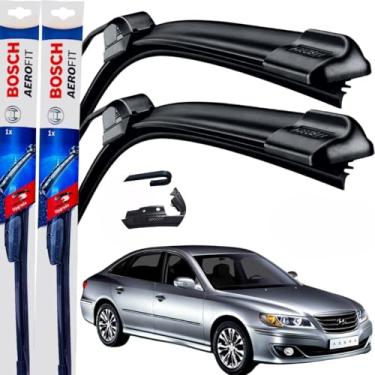Imagem de Par Palheta Limpador Parabrisa Dianteiro Silicone Bosch Paleta Hyundai Azera 2008 á→ 2011