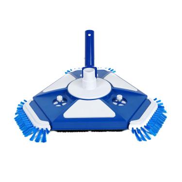 Imagem de longsuda Cabeça De Aspirador Piscina Com Escova Lateral, Alça Direção Universal E Adaptador Mangueira Giratório Universal, Conecte 1-1/4", 1-1/2" Para (Seguro Piscinas Revestimento Vinil)