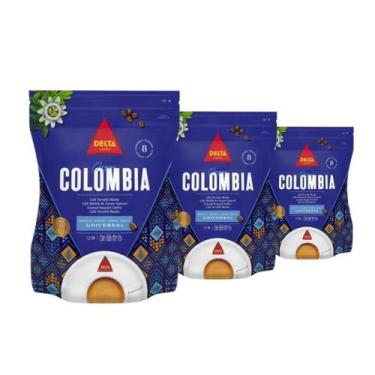 Imagem de Café Moído Importado, 3 Pacotes De 250G, Delta, Colombia - Delta Cafés