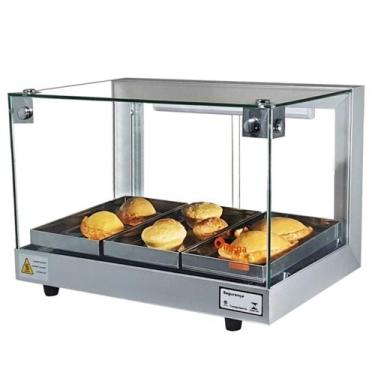 Imagem de B3 - Estufa Beta para salgados 3 bandejas Prata - 127V - Omega