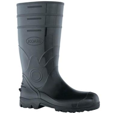 Imagem de Bota PVC CL Bico Aço Palmilha Aço Forro Bracol CA 37750, 44, Preto