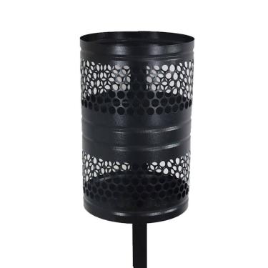 Imagem de Lixeira Grécia Pátios e Parques Calçada Rua Tela Moeda 120cm