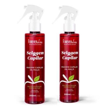 Imagem de Kit 02 Vinagre Capilar de Maçã Forever Liss 200ml - Forever Liss Profi