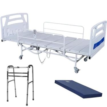 Imagem de Cama Solteiro Valência Motorizada 2 movimentos (Costas, Pernas) Acompanha Colchão D28 + Andador