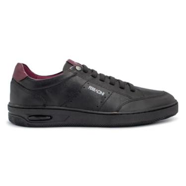 Imagem de Tênis de Couro Ferracini Masculino New Blady Preto 2630c-41