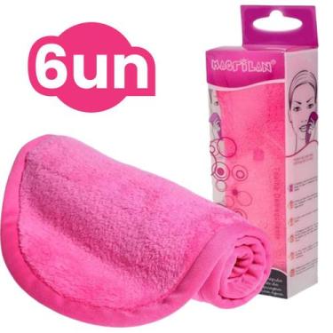 Imagem de Kit 6 Toalha Macrilan Demaquilante Removedor De Maquiagem