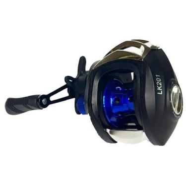 Imagem de Carretilha lk200 com 3 rolamentos - Deyu, Azul