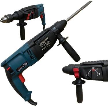 Imagem de Martelete Rotativo Rompedor 960w 12 Pçs Furadeira De Impacto - Sa, Son