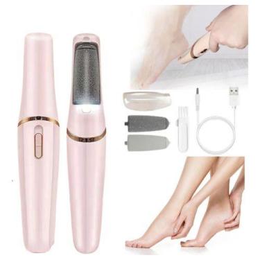 Imagem de Esfoliador De Pé Lixa Portátil Recarregável Pedra Giratória 3 NÍVEIS  