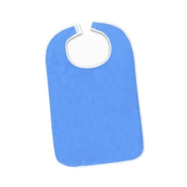 Imagem de ChuYiElegance Babador para Adultos, Lavável à Máquina, Confortável, Reutilizável, para Alimentação de Idosos, Adultos, Homens, Pano de Alimentação para Deficientes, Azul