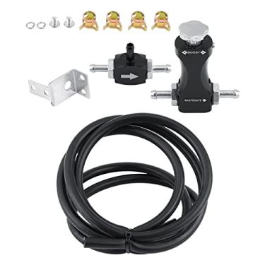Imagem de Controlador Bilateral de Reforço Válvula Turbo, Kit de Controlador de Reforço Manual Universal para Carro, Ajustável para Aumentar a Pressão do Turbo, Melhorar o Desempenho do