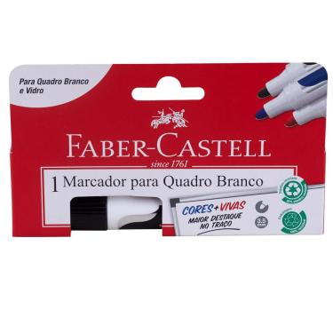 Imagem de Marcador Quadro Branco Faber-Castell Preto