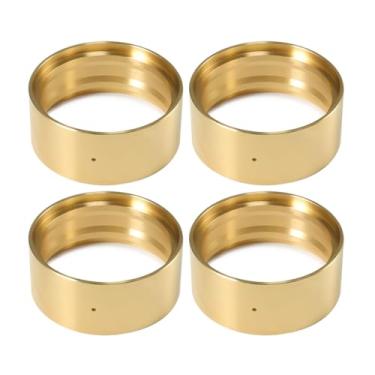 Imagem de 1.9 Inch Brass Internal Beadlock Ring Clamp Ring 104g/pc Heavy Wheel Counterweight Fits 1.9" Wheel Rim for 1/10 TRX4 TRX6 Axial SCX10 Pro 90046 Capra Redcat GEN7 GEN8 VS4-10 RC Crawler Car (Brass)