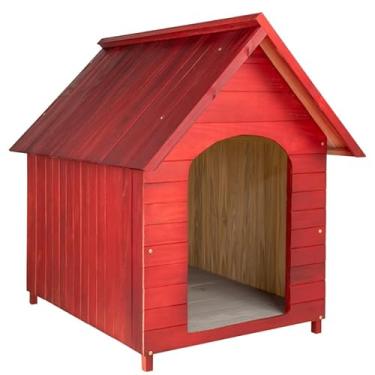 Imagem de Casa Casinha De Cachorro em Madeira Pintada Gigante N6 (Mogno)