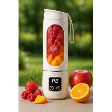 Imagem de Mini Liquidificador Portátil Shake 8 Laminas + Cabo USB