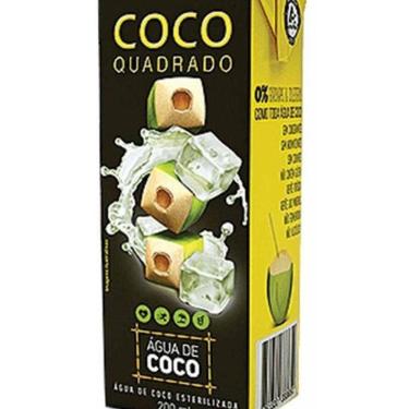 Imagem de Água De Cocô Quadrado 20 Caixinhas 200Ml - Atacado