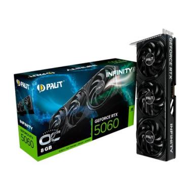 Imagem de Gpu Palit Geforce Rtx 5060 8gb Oc 128bits Gddr7 Infinity 3 Ne75060t19p
